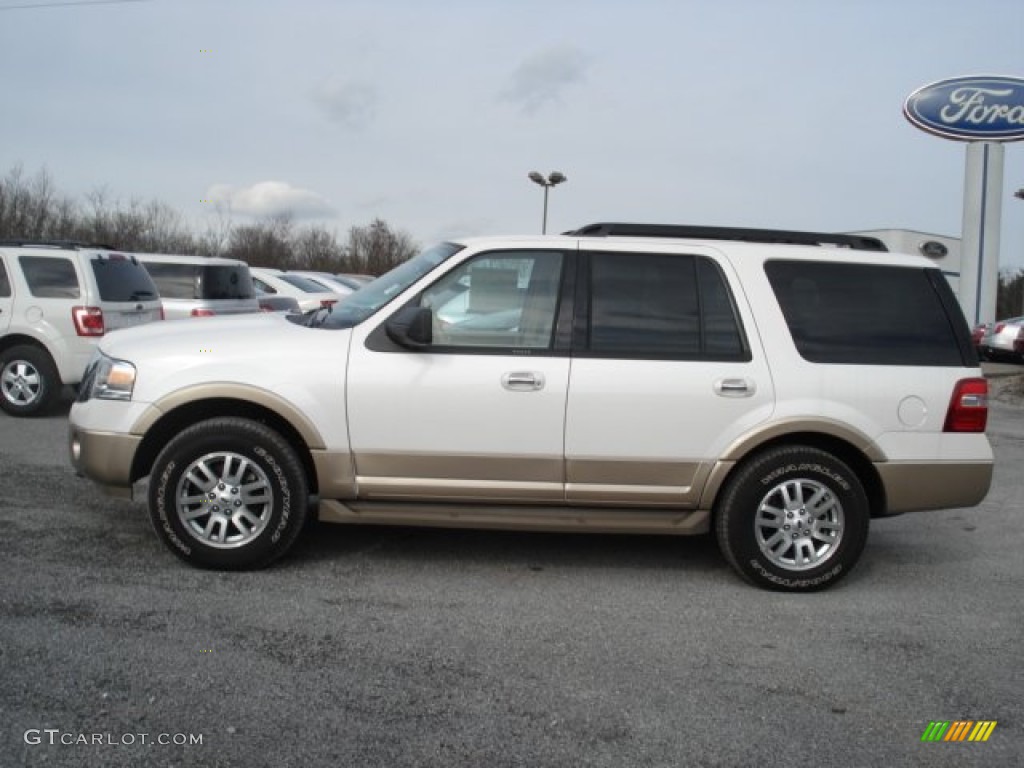 White Platinum Tri-Coat 2012 Ford Expedition EL Limited 4x4 Exterior Photo #57775632