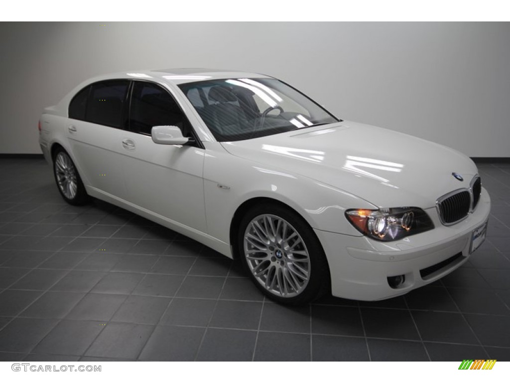 2008 7 Series 750Li Sedan - Alpine White / Flannel Grey photo #1