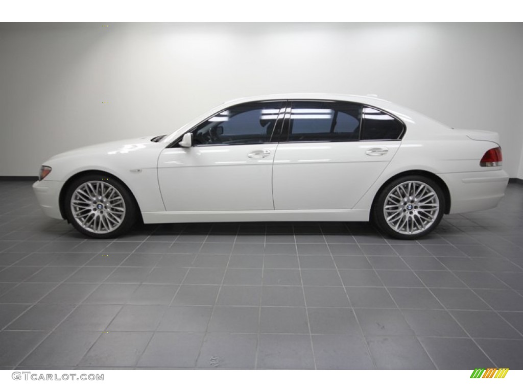 2008 7 Series 750Li Sedan - Alpine White / Flannel Grey photo #2