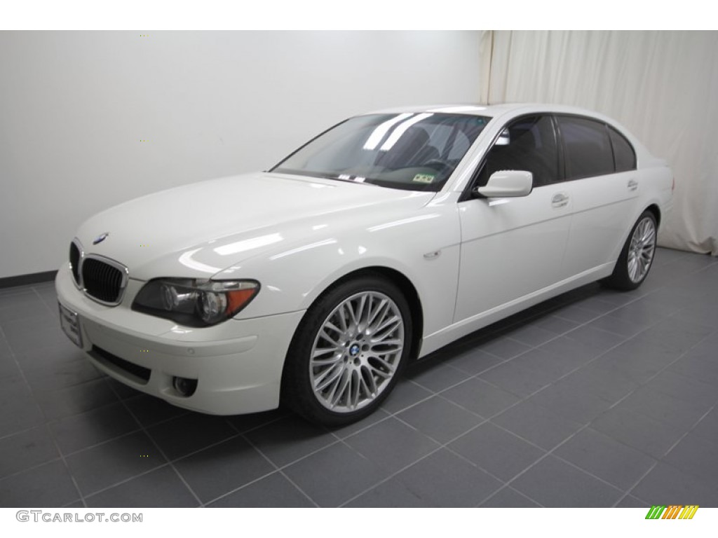 2008 7 Series 750Li Sedan - Alpine White / Flannel Grey photo #3