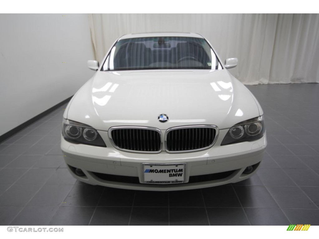 2008 7 Series 750Li Sedan - Alpine White / Flannel Grey photo #4