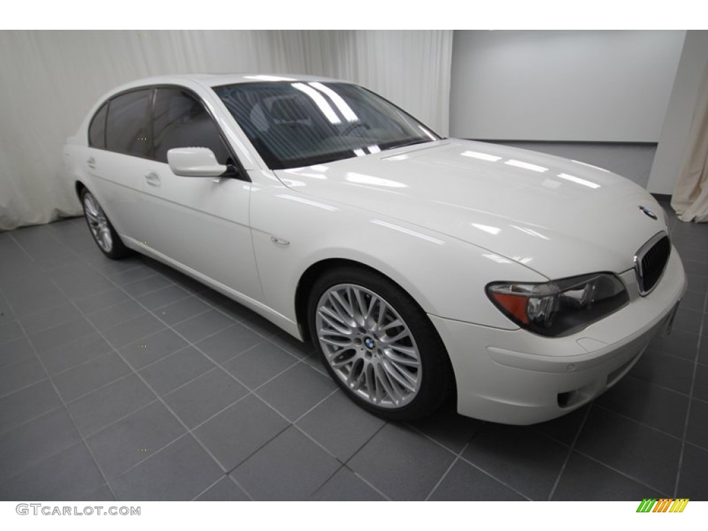 2008 7 Series 750Li Sedan - Alpine White / Flannel Grey photo #5