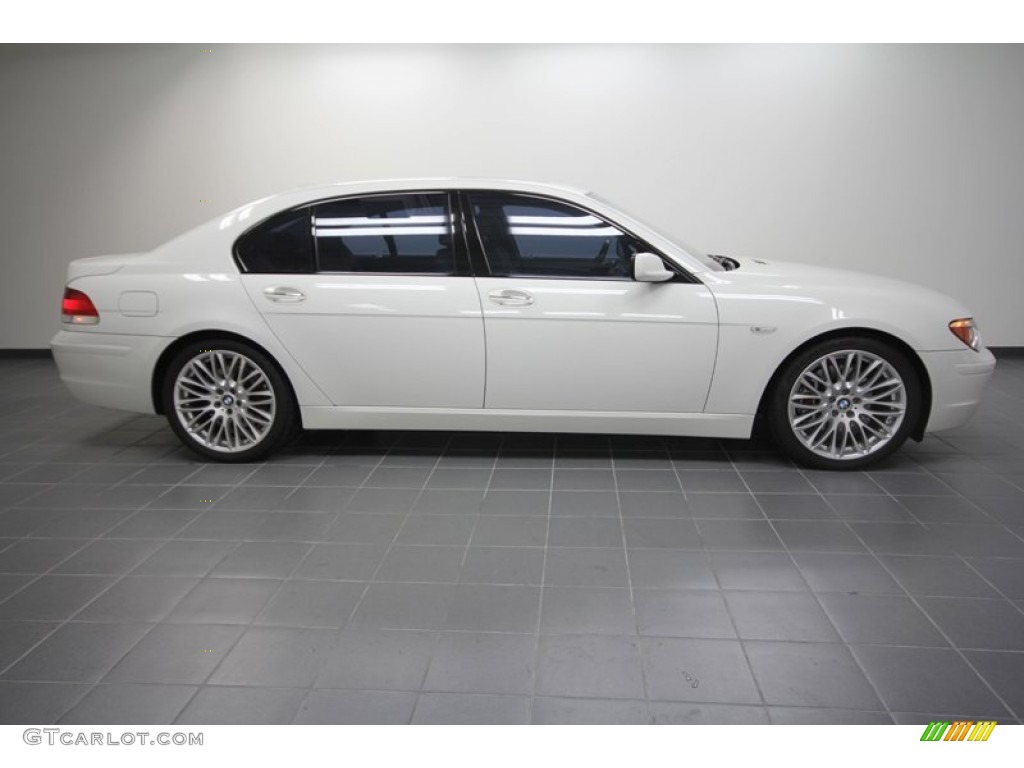 2008 7 Series 750Li Sedan - Alpine White / Flannel Grey photo #6