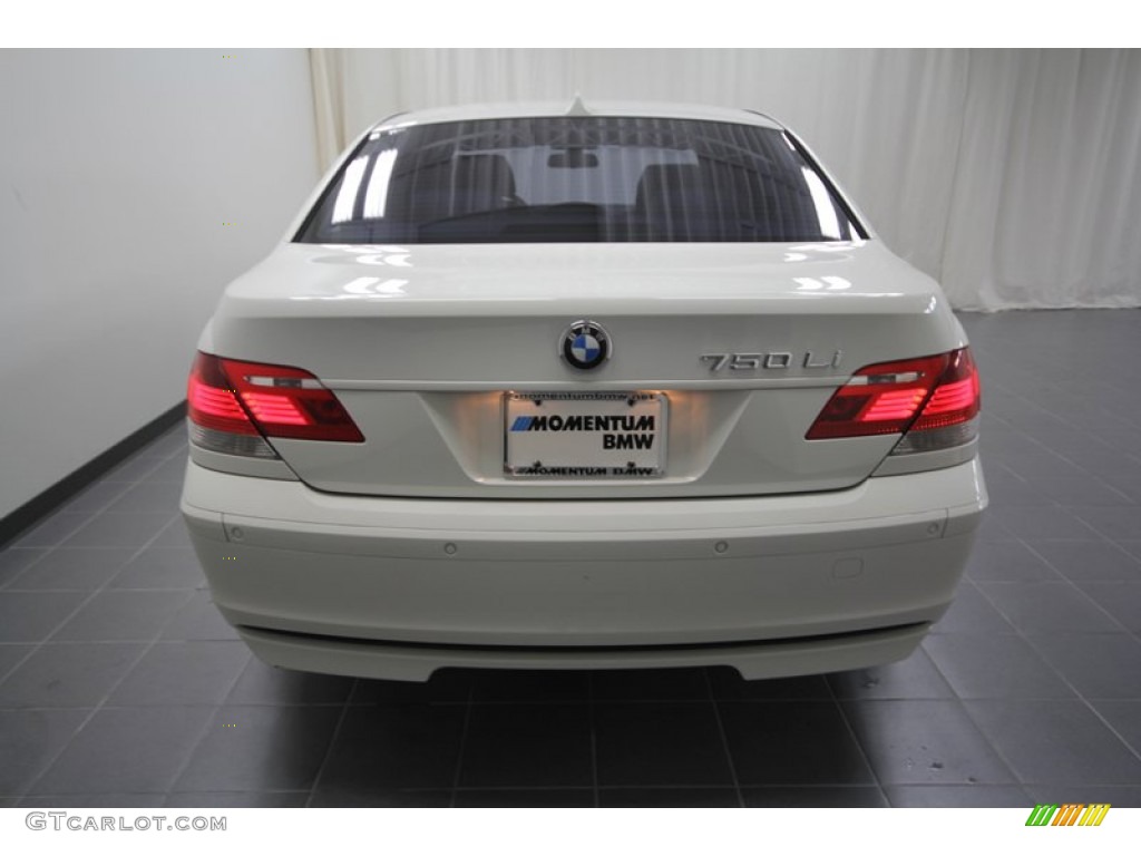 2008 7 Series 750Li Sedan - Alpine White / Flannel Grey photo #8