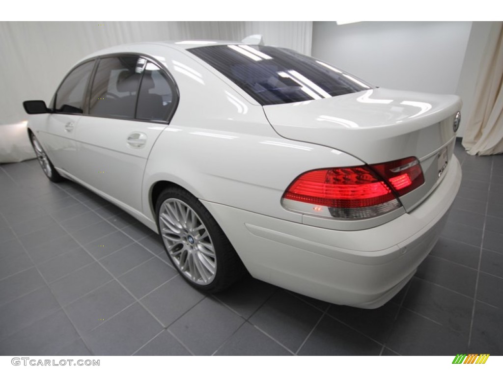 2008 7 Series 750Li Sedan - Alpine White / Flannel Grey photo #9