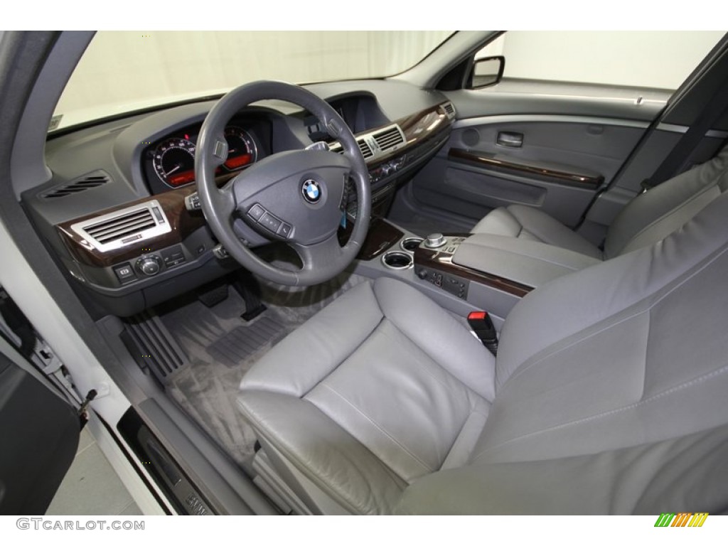 2008 7 Series 750Li Sedan - Alpine White / Flannel Grey photo #16