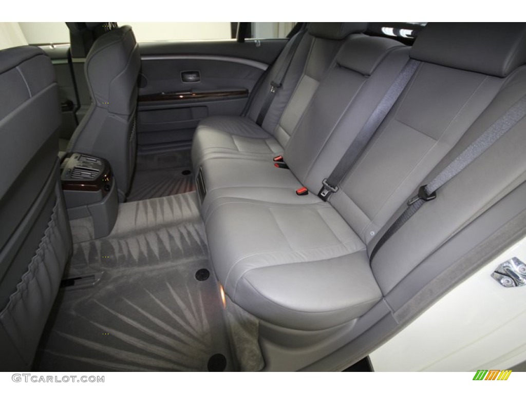 2008 7 Series 750Li Sedan - Alpine White / Flannel Grey photo #18