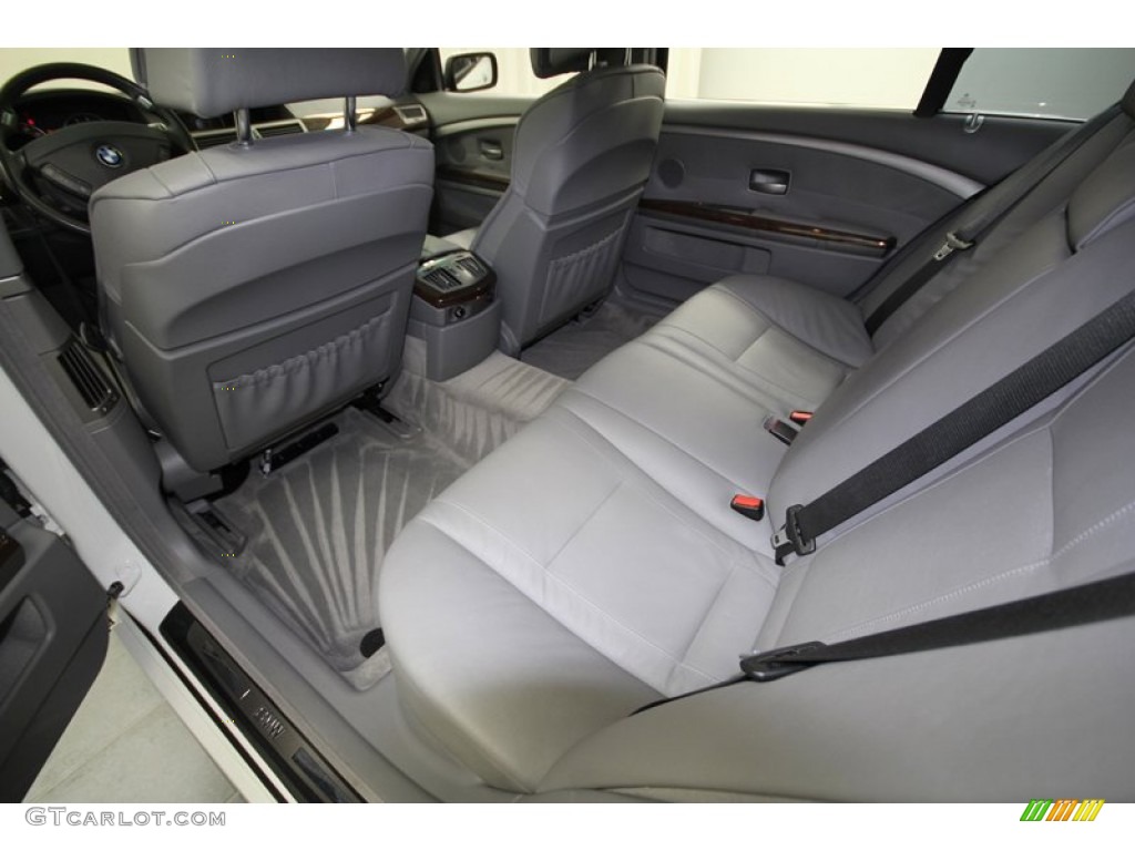 2008 7 Series 750Li Sedan - Alpine White / Flannel Grey photo #33