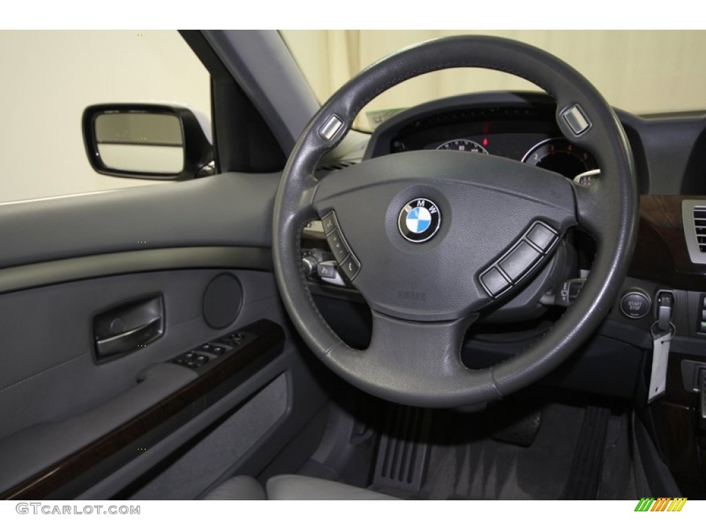 2008 7 Series 750Li Sedan - Alpine White / Flannel Grey photo #37