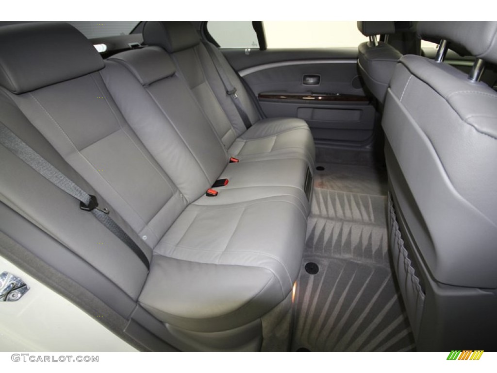2008 7 Series 750Li Sedan - Alpine White / Flannel Grey photo #44