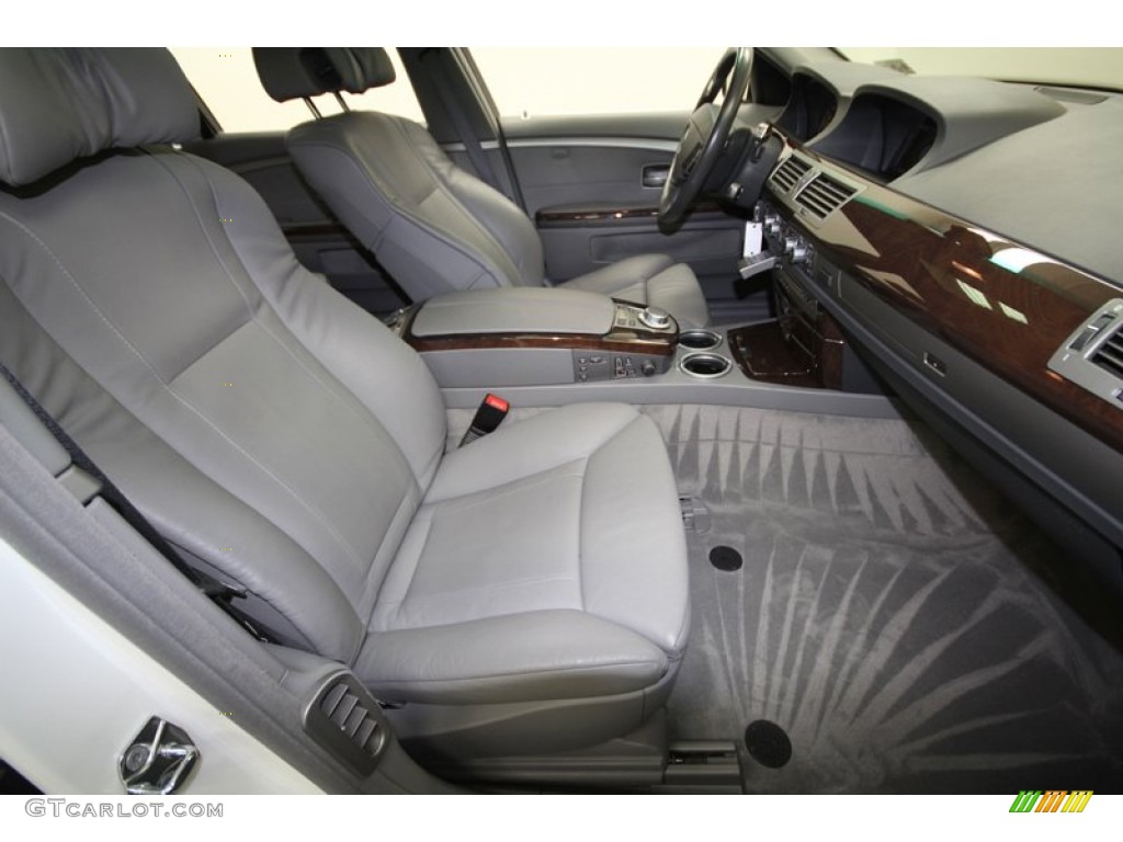 2008 7 Series 750Li Sedan - Alpine White / Flannel Grey photo #49