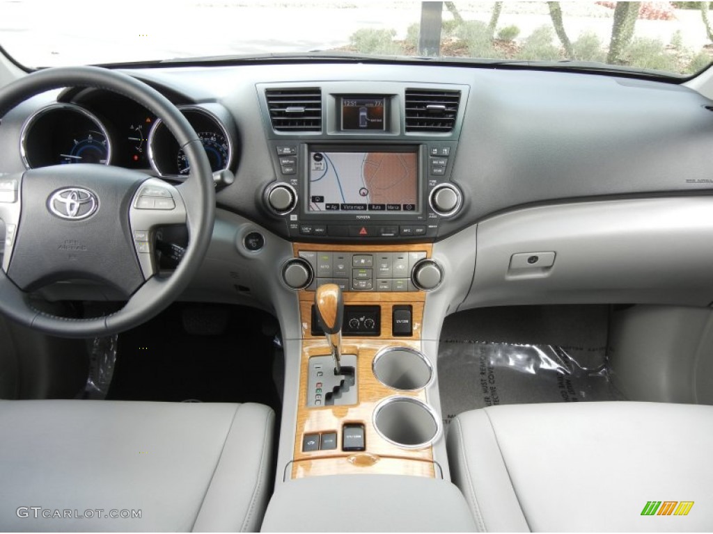 2009 Toyota Highlander Hybrid Limited 4WD Ash Dashboard Photo #57776775