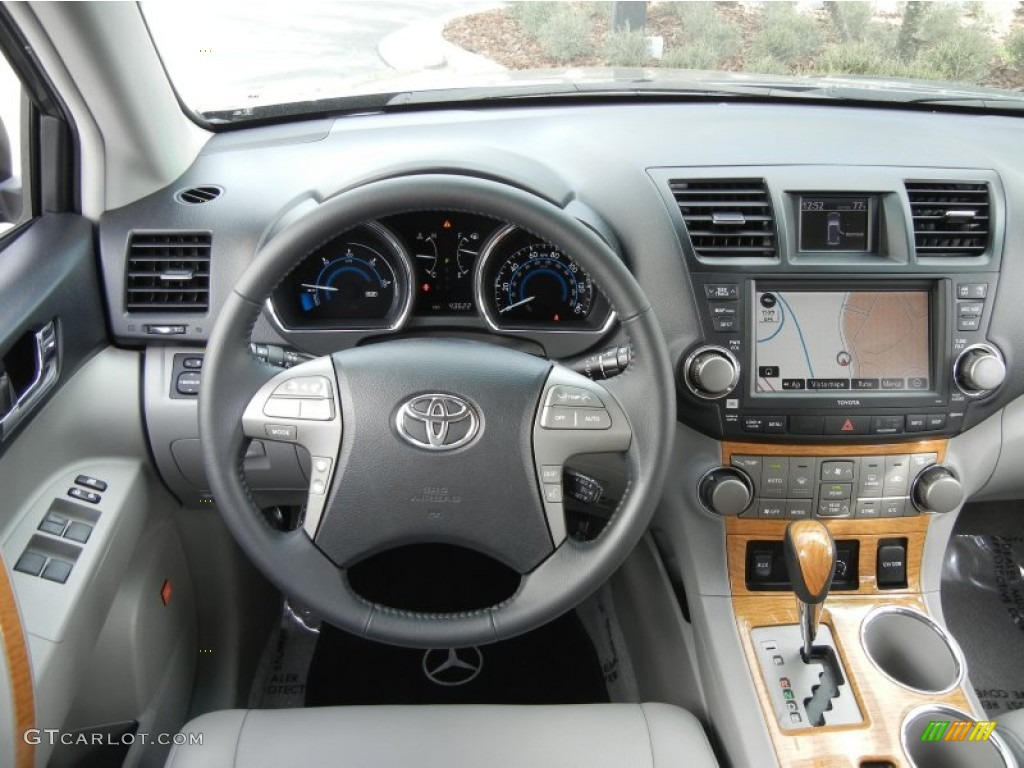 2009 Toyota Highlander Hybrid Limited 4WD Ash Dashboard Photo #57776781