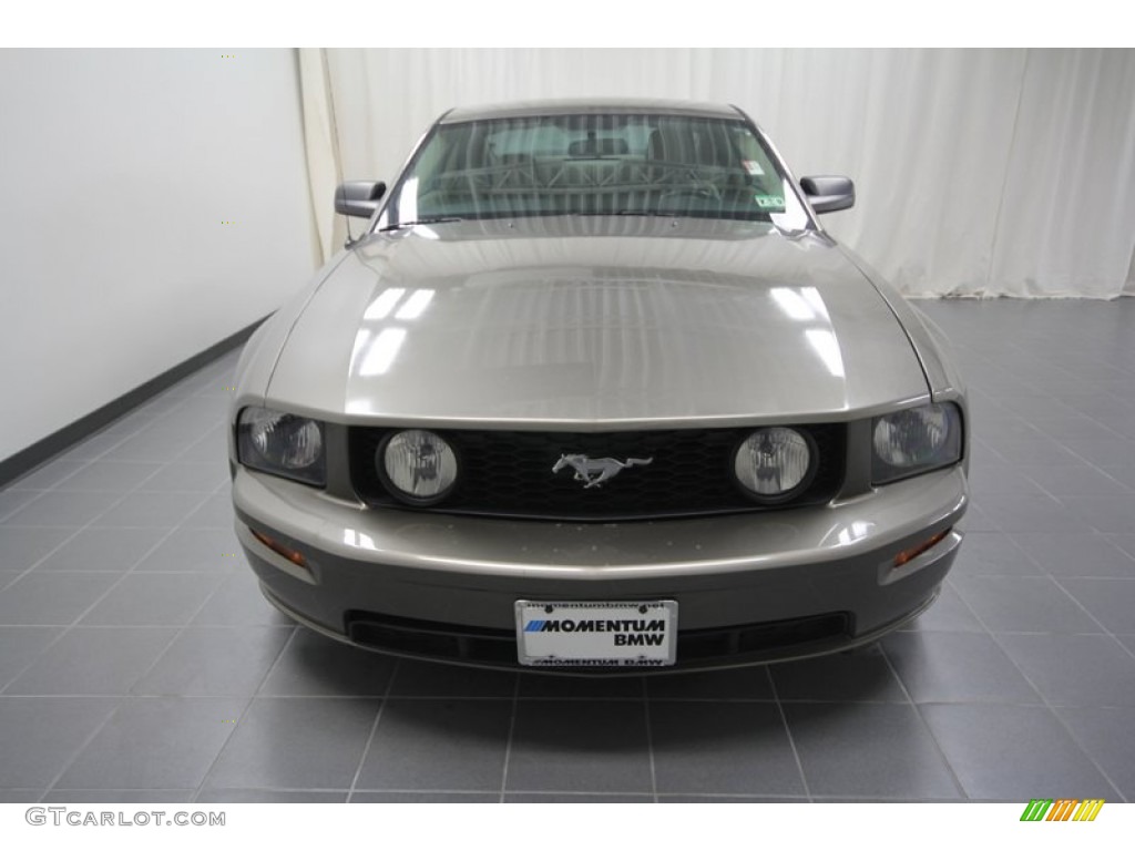 2005 Mustang GT Premium Coupe - Mineral Grey Metallic / Medium Parchment photo #3