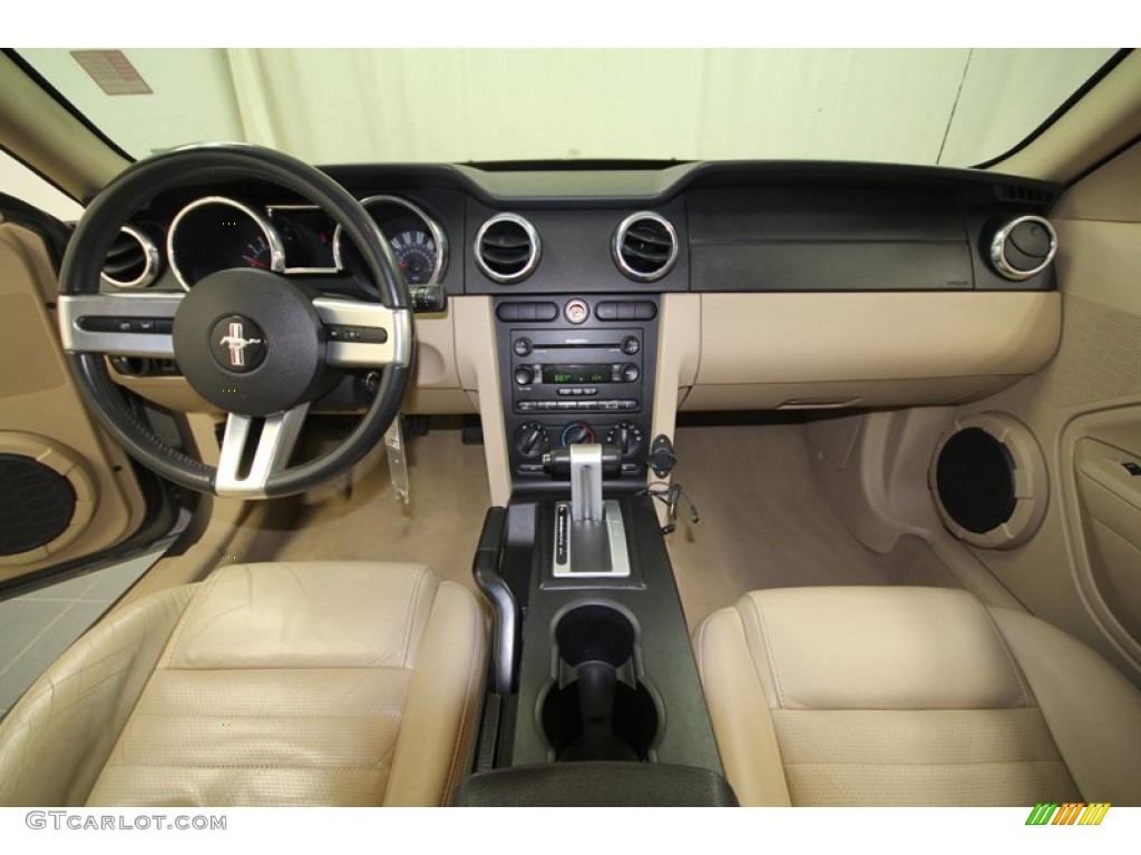 2005 Ford Mustang GT Premium Coupe Medium Parchment Dashboard Photo #57777795