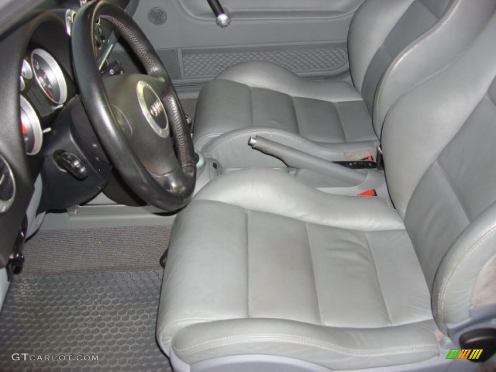 Aviator Grey Interior 2001 Audi TT 1.8T Roadster Photo #57778061