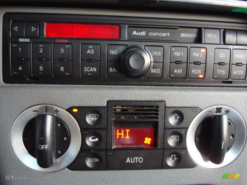 2001 Audi TT 1.8T Roadster Controls Photo #57778074