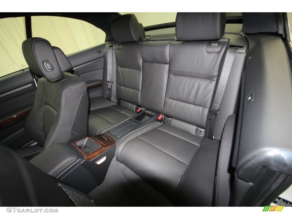 Black Interior 2012 BMW 3 Series 335i Convertible Photo #57778179