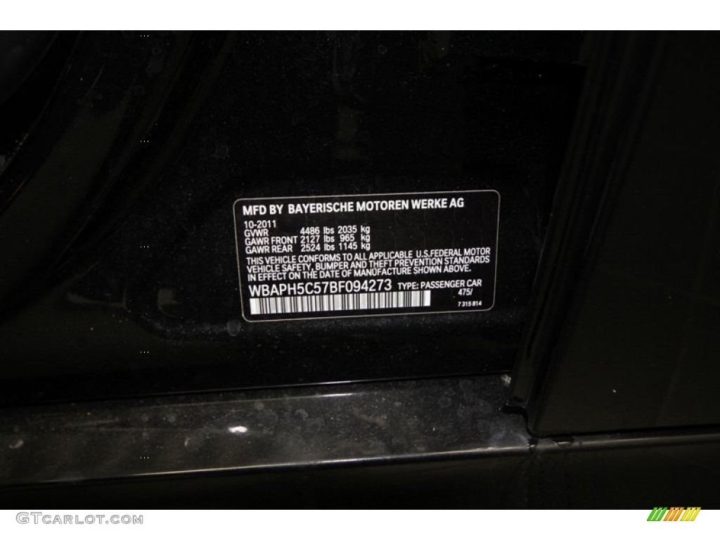2011 3 Series 328i Sedan - Black Sapphire Metallic / Black Dakota Leather photo #8