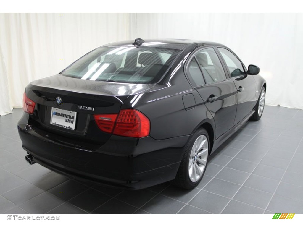 2011 3 Series 328i Sedan - Jet Black / Black Dakota Leather photo #5