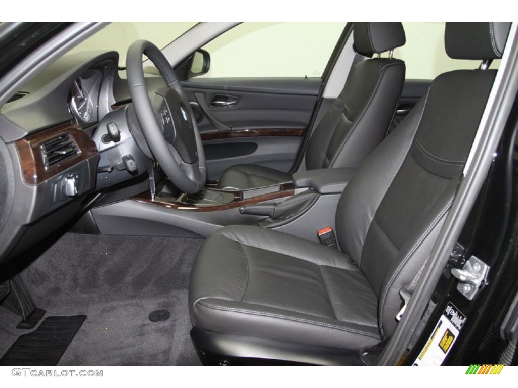 2011 3 Series 328i Sedan - Jet Black / Black Dakota Leather photo #9