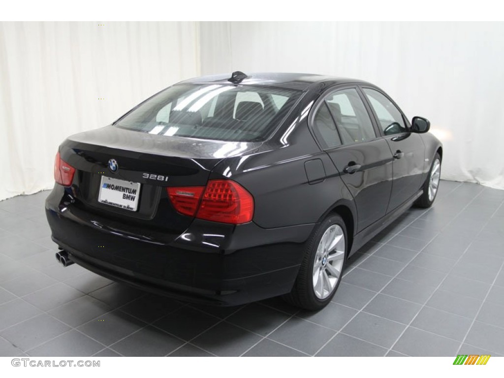 2011 3 Series 328i Sedan - Jet Black / Black Dakota Leather photo #6