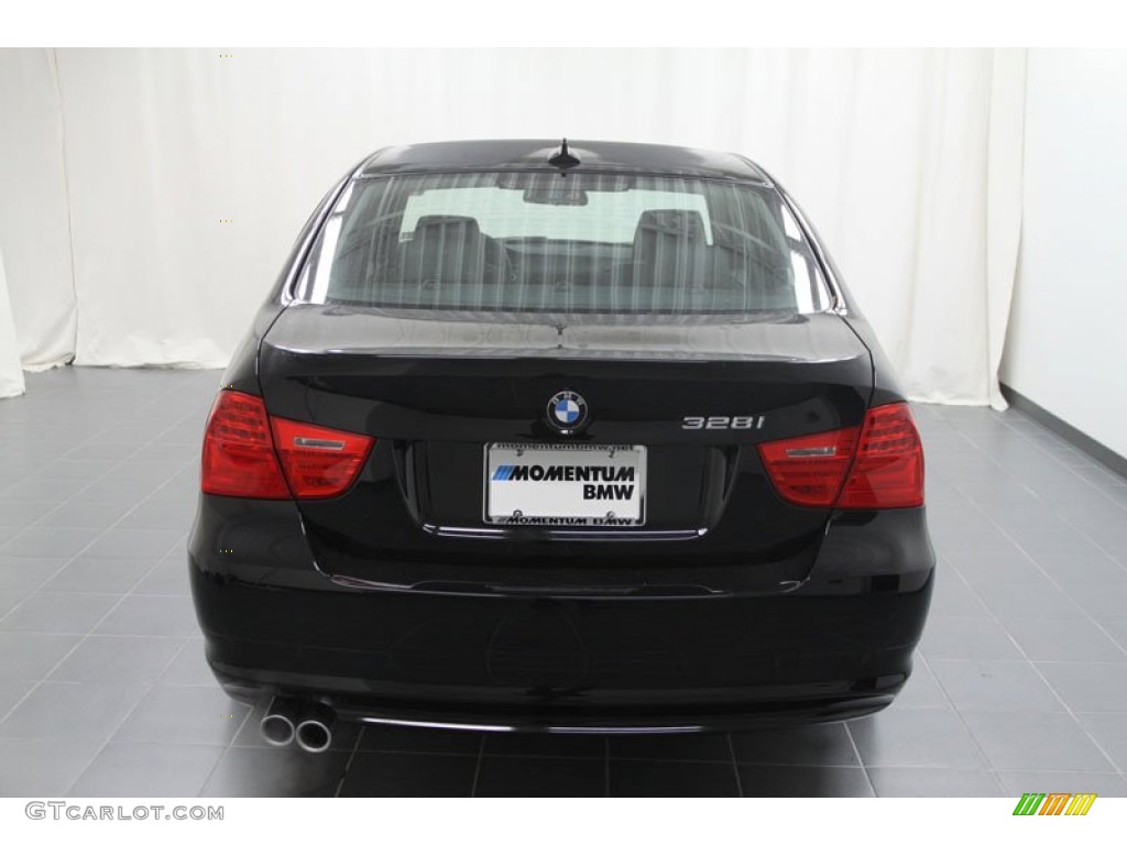 2011 3 Series 328i Sedan - Jet Black / Black Dakota Leather photo #7