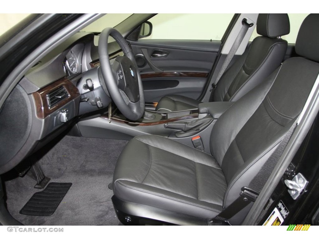 2011 3 Series 328i Sedan - Jet Black / Black Dakota Leather photo #9