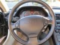 1992 Acura NSX Tan Interior Steering Wheel Photo