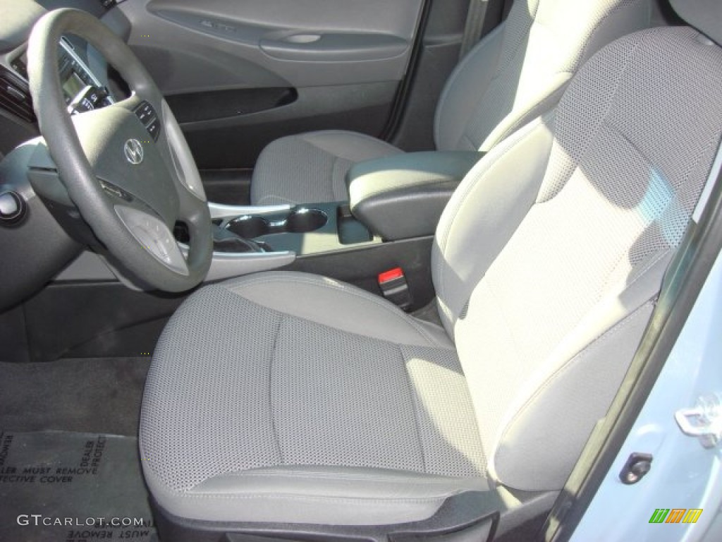 2011 Sonata GLS - Iridescent Silver Blue Metallic / Gray photo #8