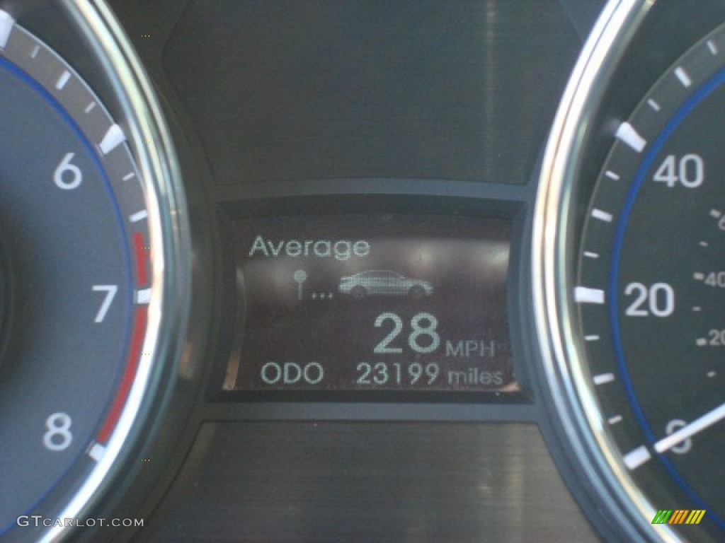 2011 Sonata GLS - Iridescent Silver Blue Metallic / Gray photo #12