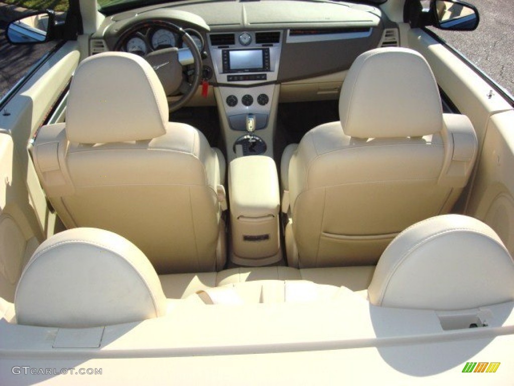 2008 Sebring Limited Hardtop Convertible - Brilliant Black Crystal Pearl / Saddle/Tan photo #12