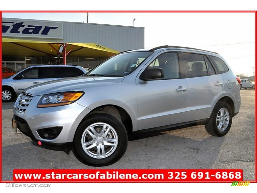 2011 Santa Fe GLS - Moonstone Silver / Gray photo #1