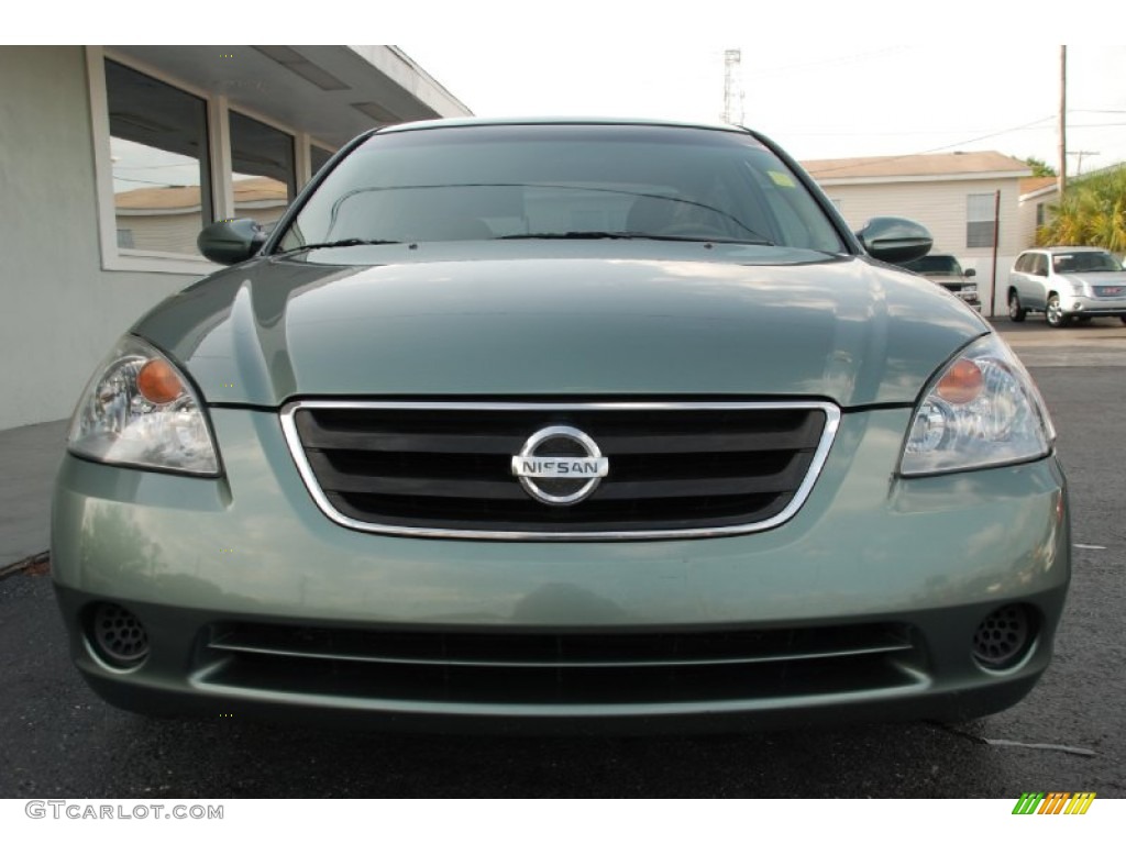 2002 Altima 2.5 S - Mystic Emerald Metallic / Blond Beige photo #6
