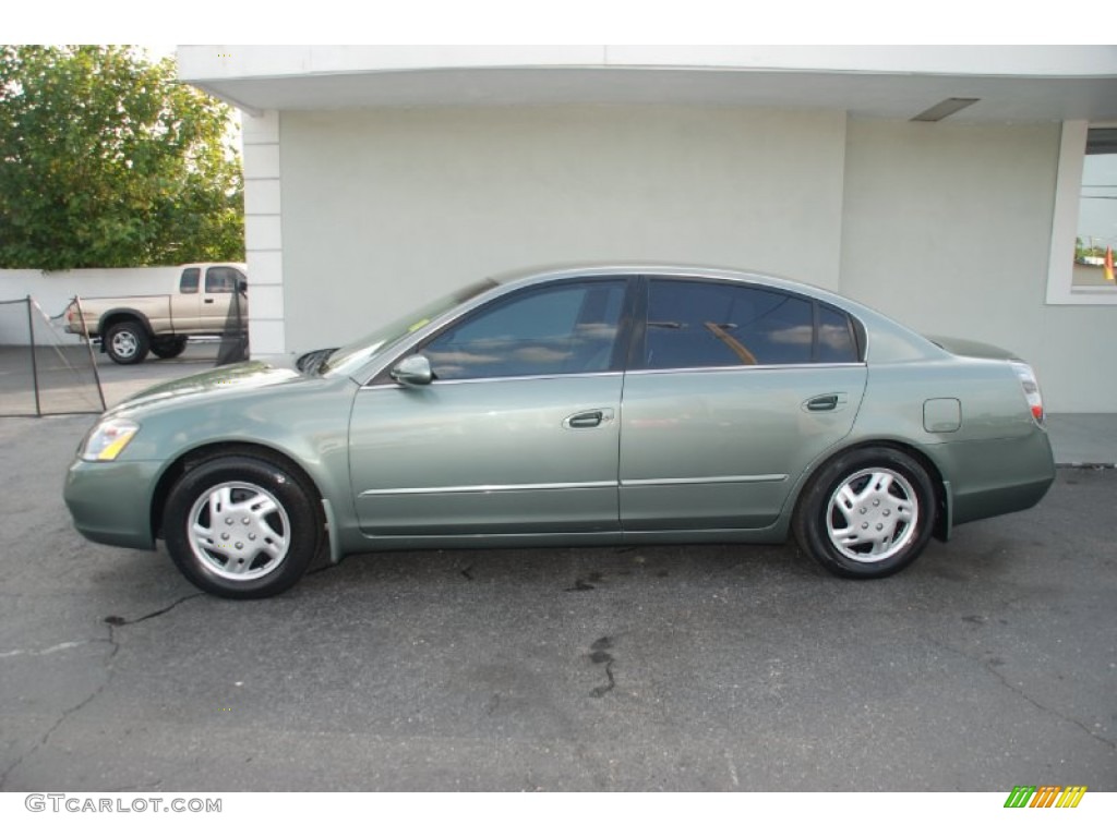 2002 Altima 2.5 S - Mystic Emerald Metallic / Blond Beige photo #7
