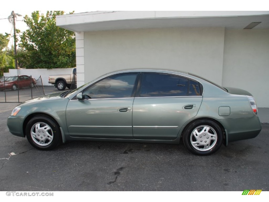 2002 Altima 2.5 S - Mystic Emerald Metallic / Blond Beige photo #8