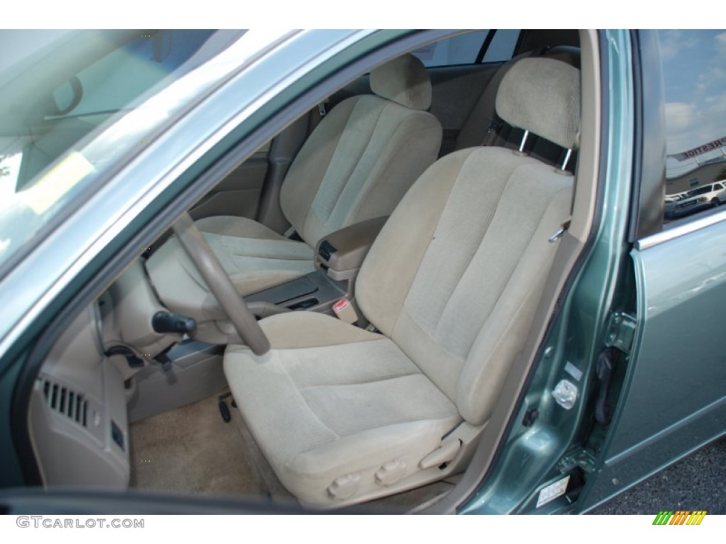 2002 Altima 2.5 S - Mystic Emerald Metallic / Blond Beige photo #17