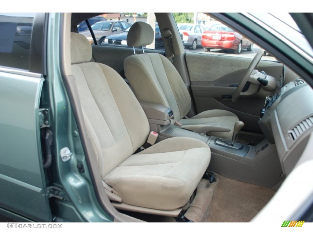 2002 Altima 2.5 S - Mystic Emerald Metallic / Blond Beige photo #21