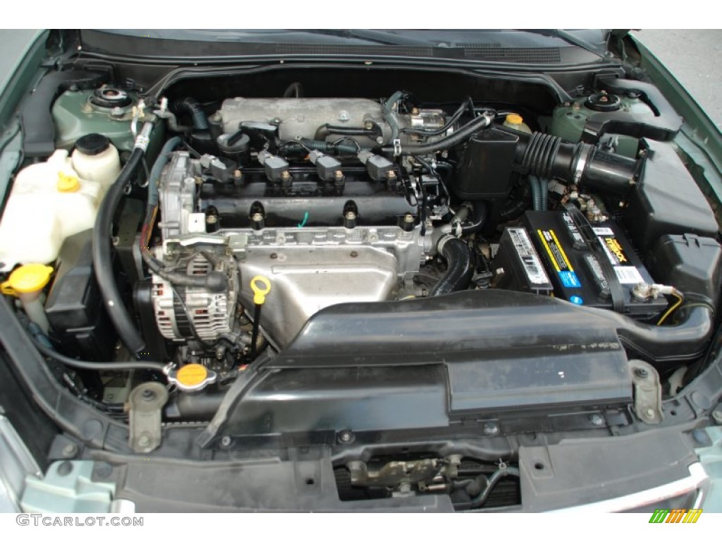 2002 Altima 2.5 S - Mystic Emerald Metallic / Blond Beige photo #28