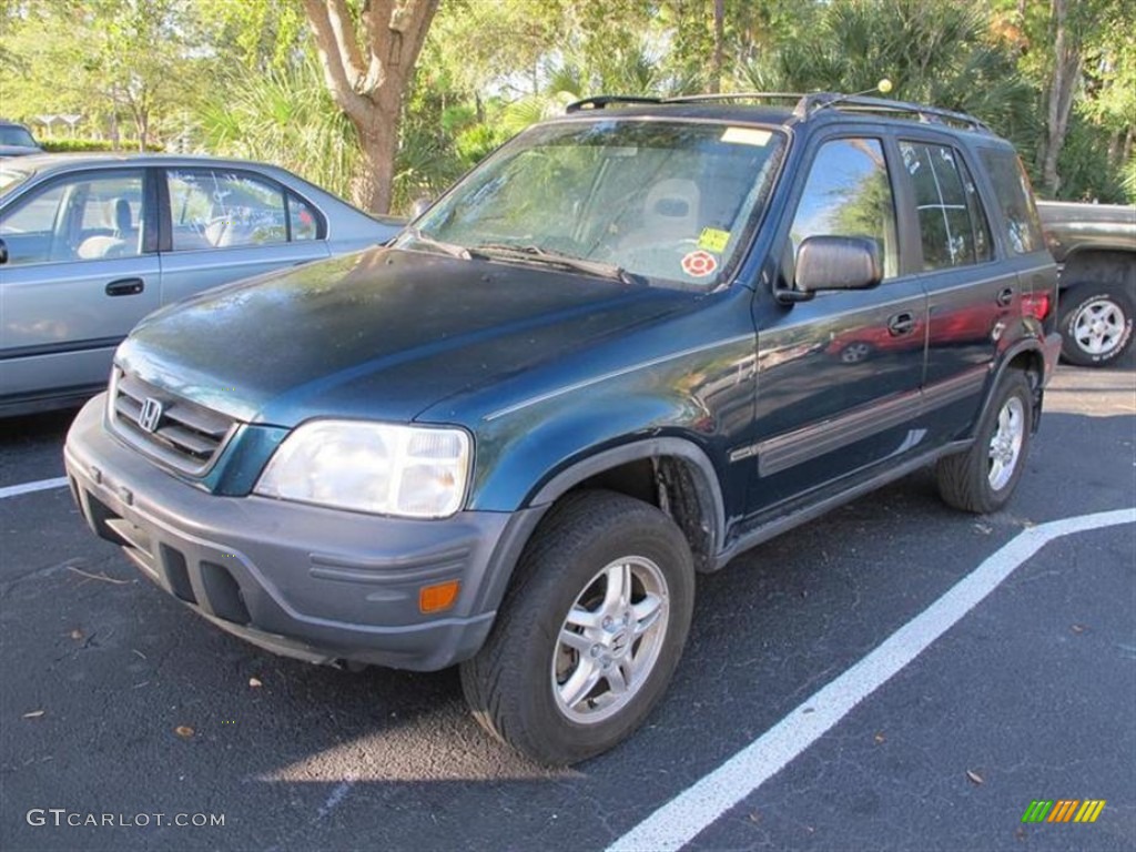 1997 CR-V 4WD - Cypress Green Pearl / Charcoal photo #4