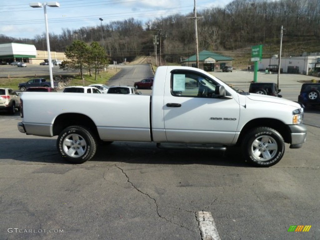 2002 Ram 1500 ST Regular Cab 4x4 - Bright White / Dark Slate Gray photo #6