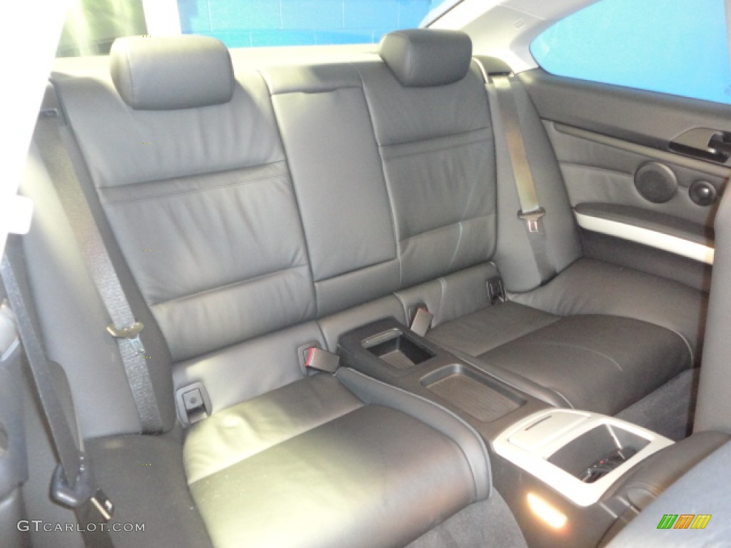 2008 3 Series 335xi Coupe - Space Grey Metallic / Black photo #17