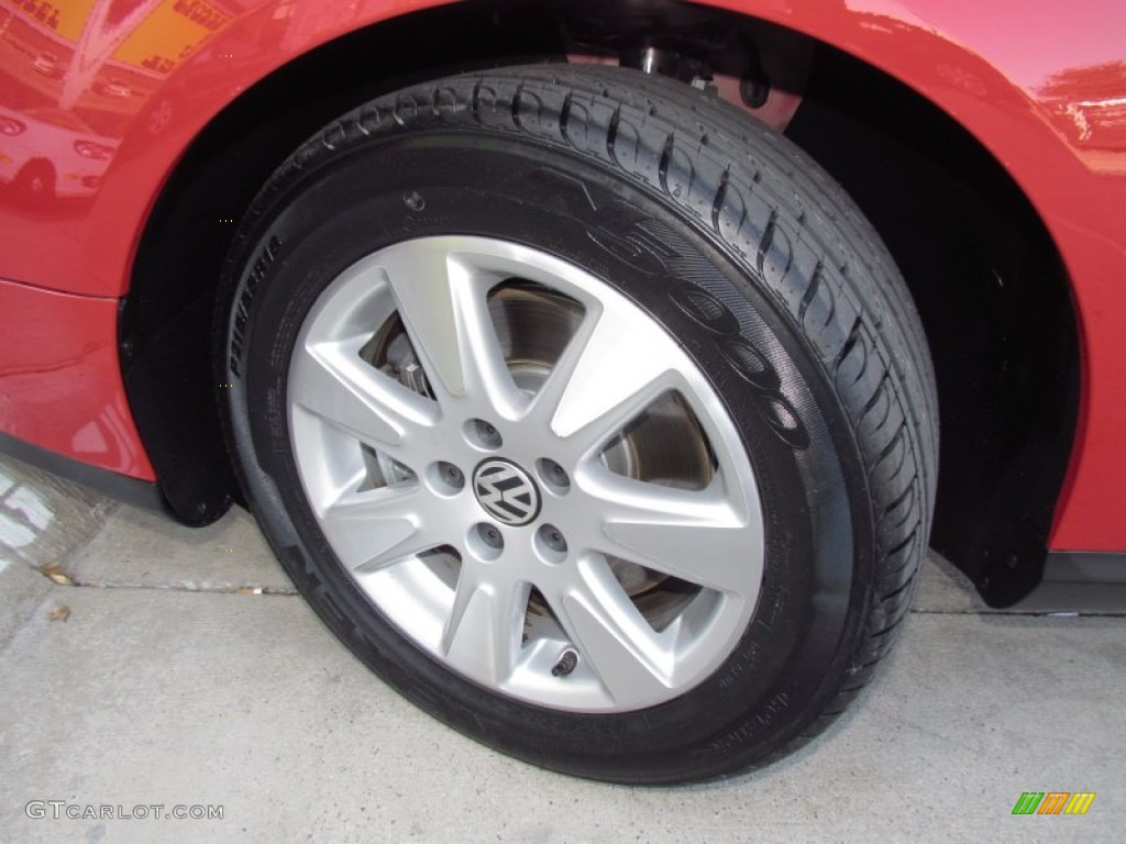 2008 Passat Turbo Sedan - Tornado Red / Black photo #20