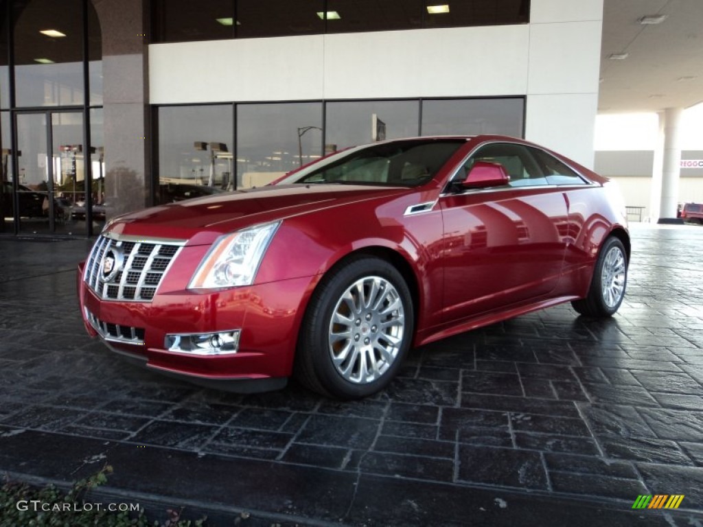 Crystal Red Tintcoat 2012 Cadillac CTS Coupe Exterior Photo #57784086
