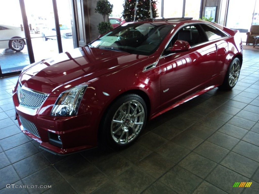 2012 Crystal Red Tintcoat Cadillac Cts V Coupe 57696018