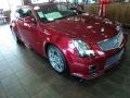 2012 Crystal Red Tintcoat Cadillac CTS -V Coupe  photo #2