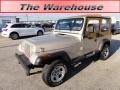 1995 Light Pearlstone Pearl Jeep Wrangler Rio Grande 4x4  photo #1