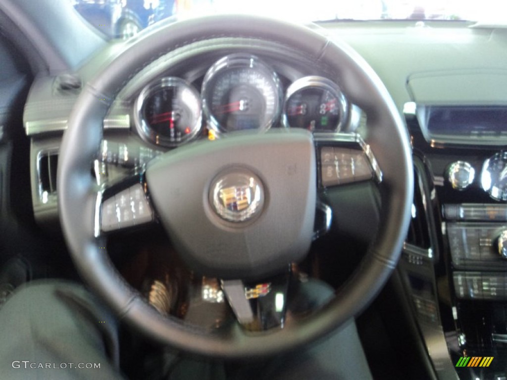 2012 CTS -V Coupe - Crystal Red Tintcoat / Ebony/Ebony photo #15