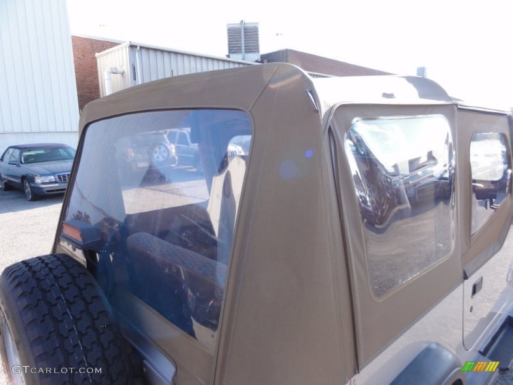 1995 Wrangler Rio Grande 4x4 - Light Pearlstone Pearl / Spice Beige photo #25