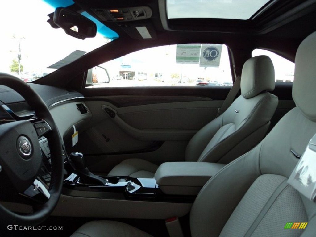 Light Titanium/Ebony Interior 2012 Cadillac CTS -V Coupe Photo #57784471